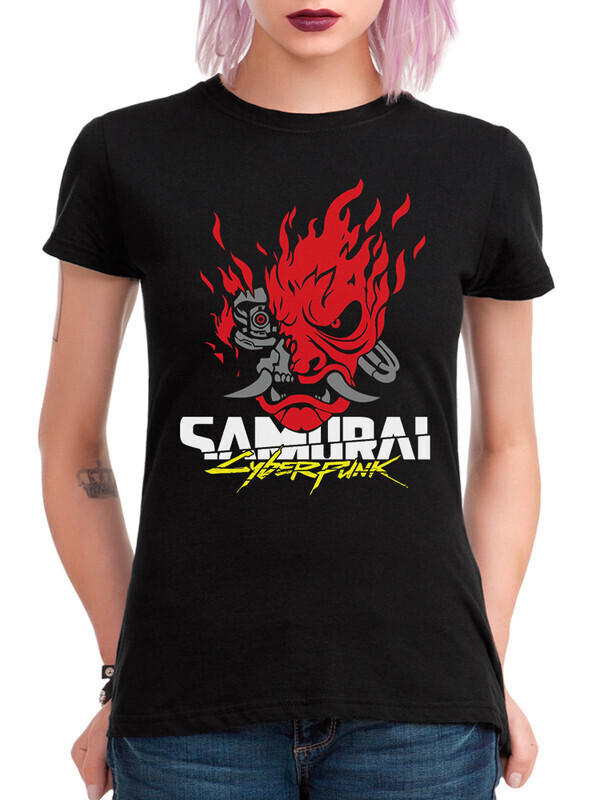 

Футболка женская Dream Shirts Самурай - Киберпанк 2077 1000993-1 черная L, Черный, Самурай - Киберпанк 2077 1000993-1