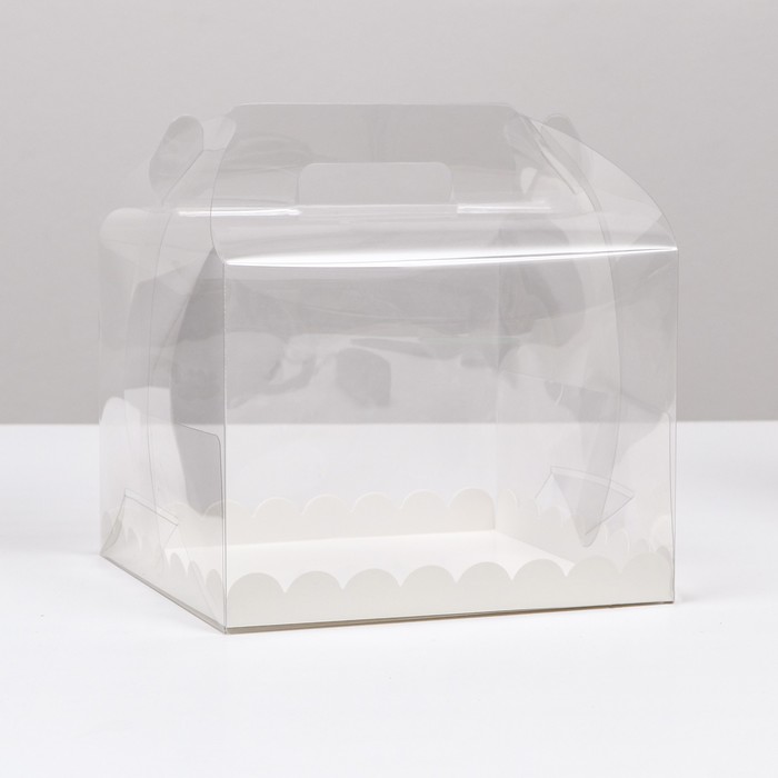 

PVC Коробка для торта 20 х 20 х 15 см (5 шт), Коричневый
