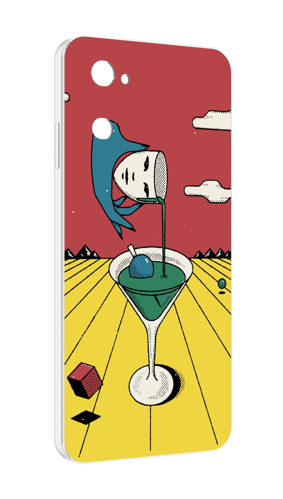 

Чехол MyPads необычный напиток для UleFone Note 12 / Note 12P, Прозрачный, Tocco