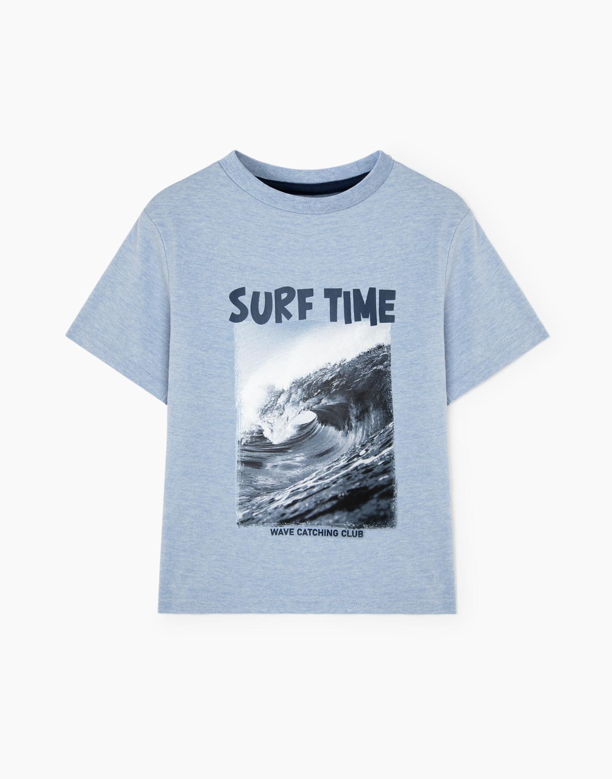 Синяя футболка с принтом Surf time для мальчика 7-8л/128