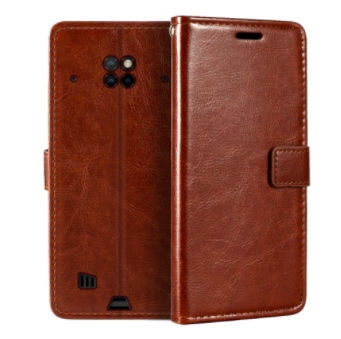 

Чехол-книжка MyPads для DOOGEE S88 Pro с визитницей коричневый