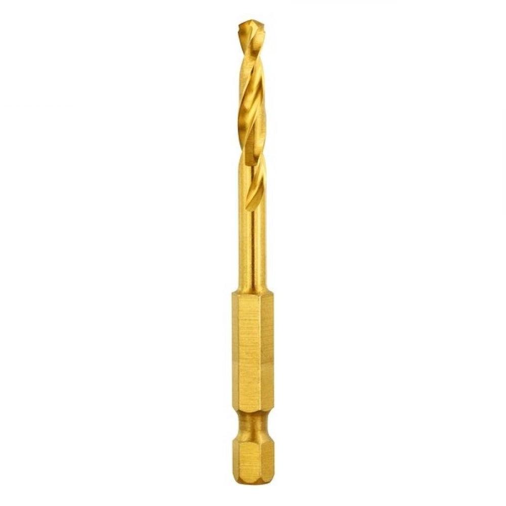 фото Сверло по металлу dewalt impact titanium drill bit ф 7.5 dt50012