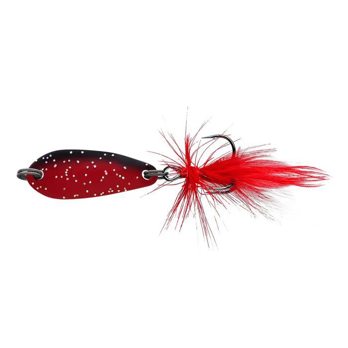 

Блесна Колеблющаяся Sprut Yasuri Micro Spoon 30 RBK, Красный;черный, Yasuri