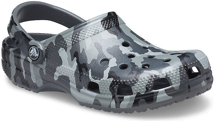 

Сабо унисекс Crocs Classic Printed Camo Clog серые M4 US; W6 US, Серый, Classic Printed Camo Clog