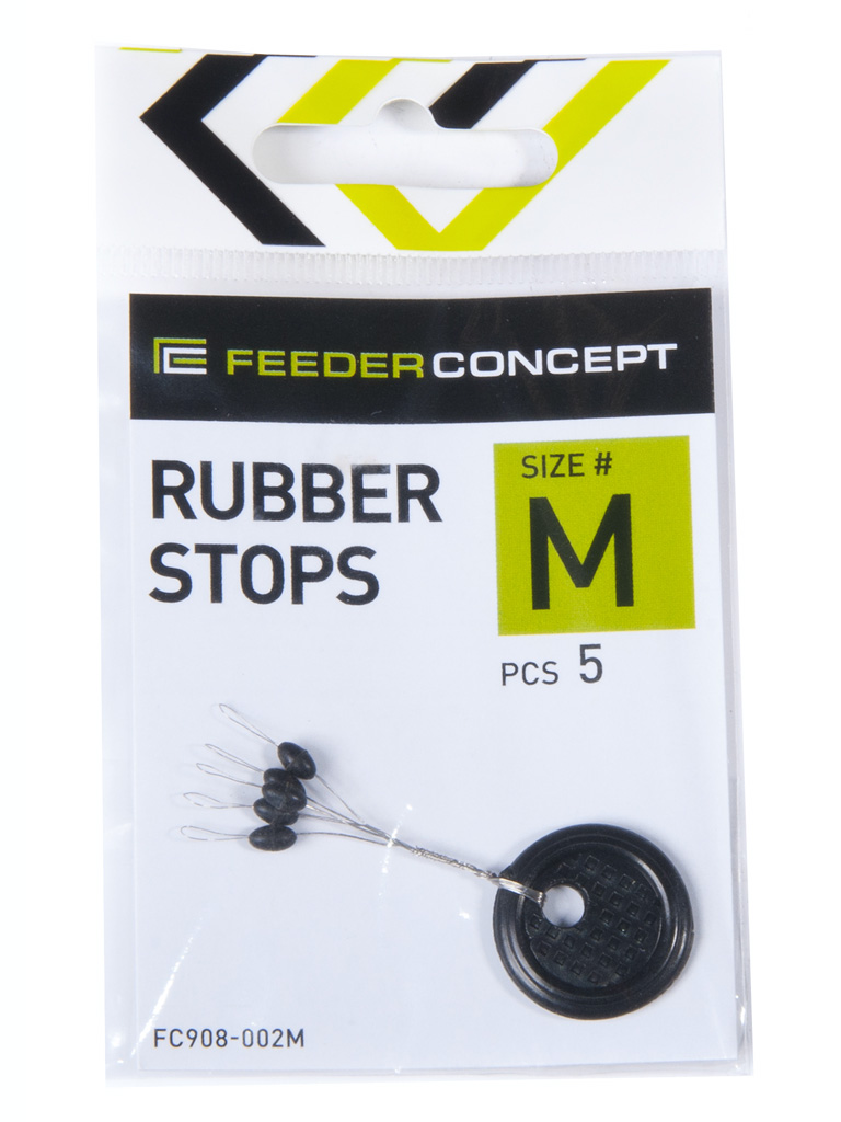 Рыболовный стопор Feeder Concept Rubber Stops XXXL черный