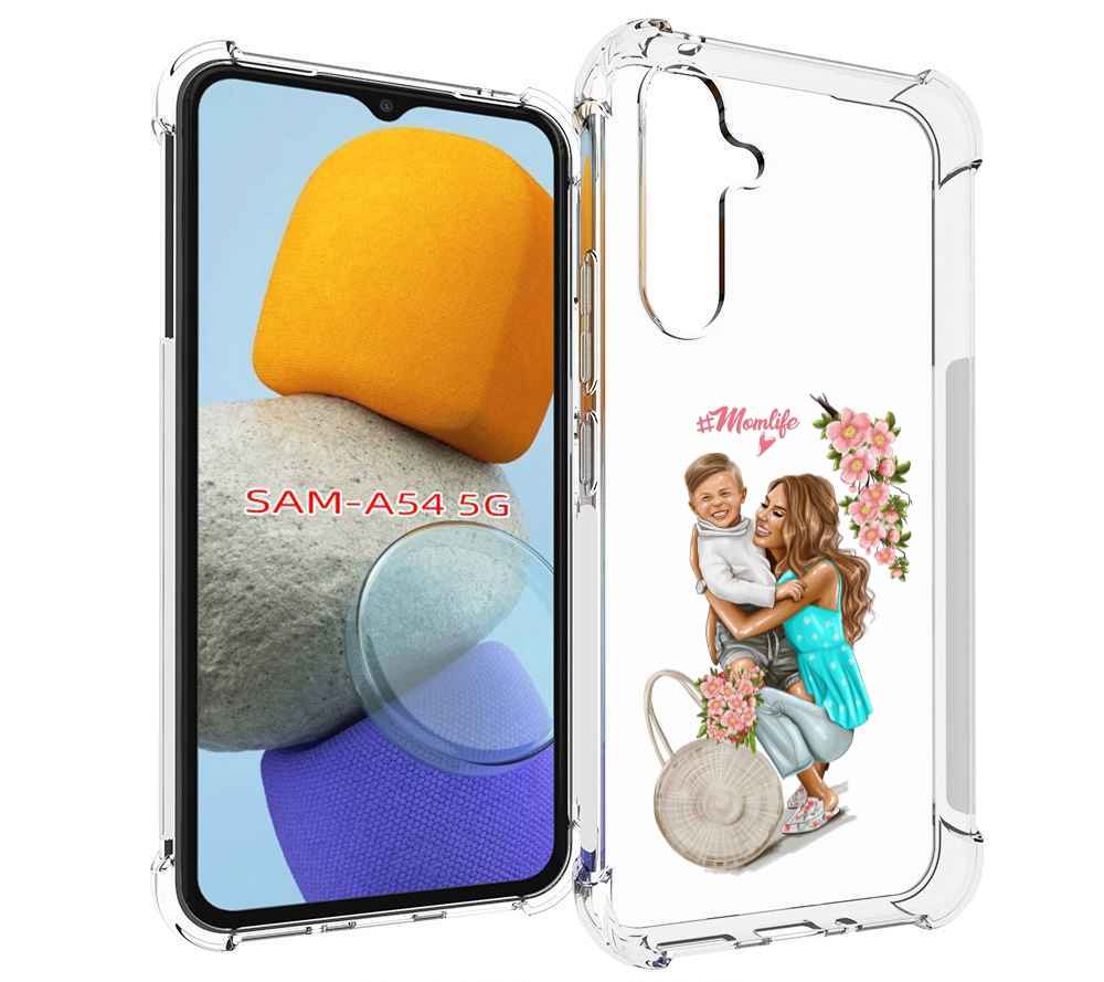 

Чехол MyPads Momlife для Samsung Galaxy A54, Tocco