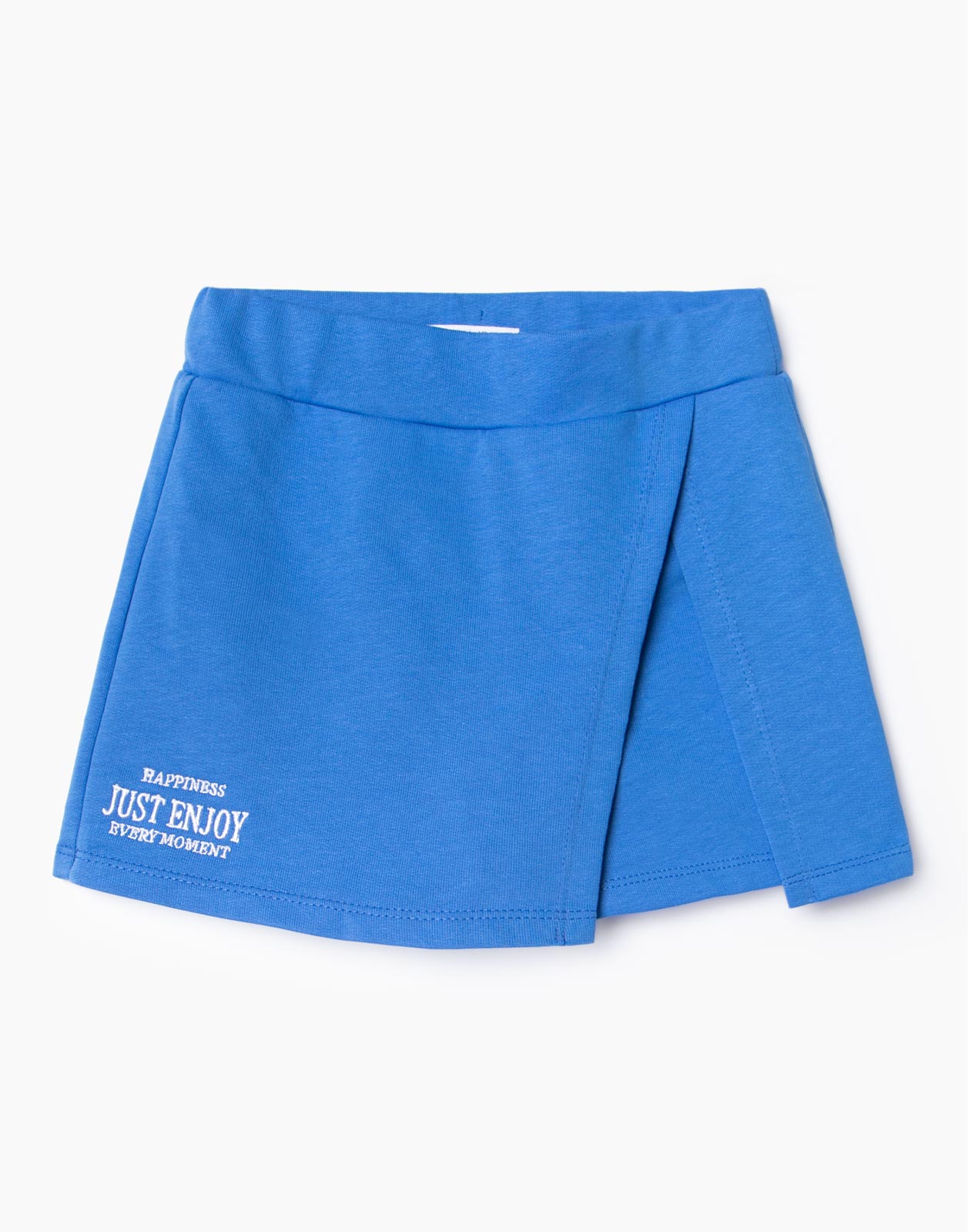 Синяя спортивная юбка-шорты для девочки р.92