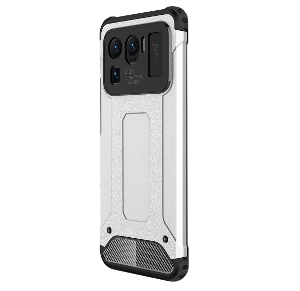 фото Чехол-бампер mypads для xiaomi mi 11 ultra серебристый