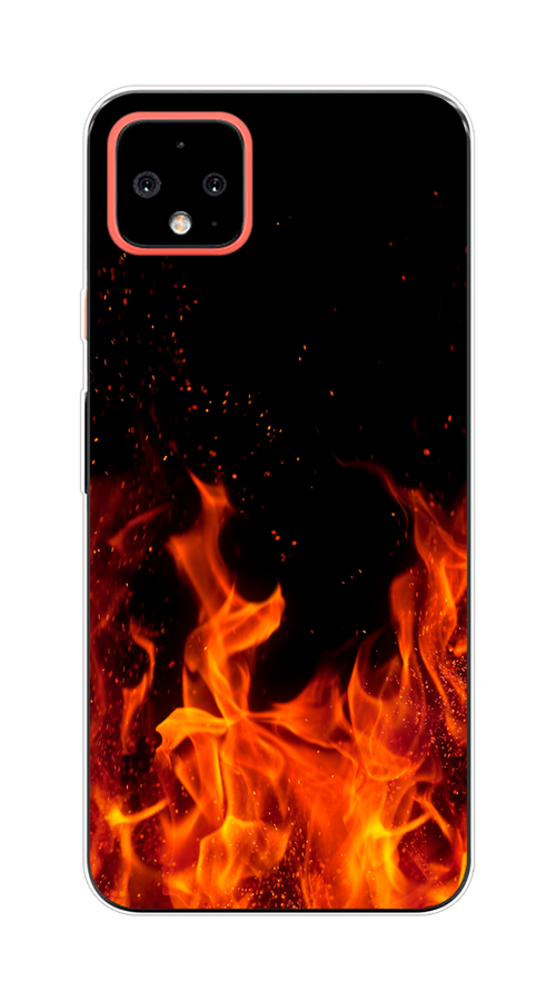 

Чехол Awog на Google Pixel 4 XL "Все в огне", Разноцветный, 270550-4
