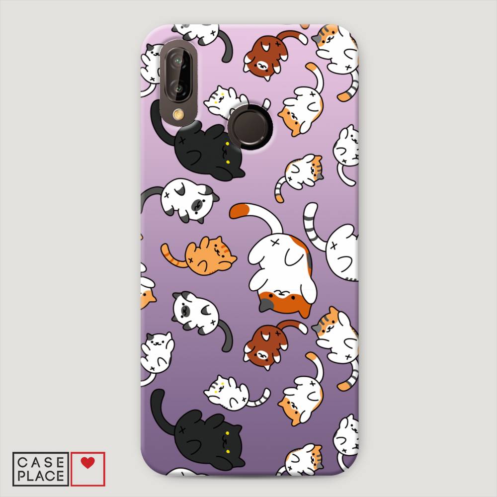 

Чехол Awog "Котопад" для Huawei Nova 3E, 65620-5