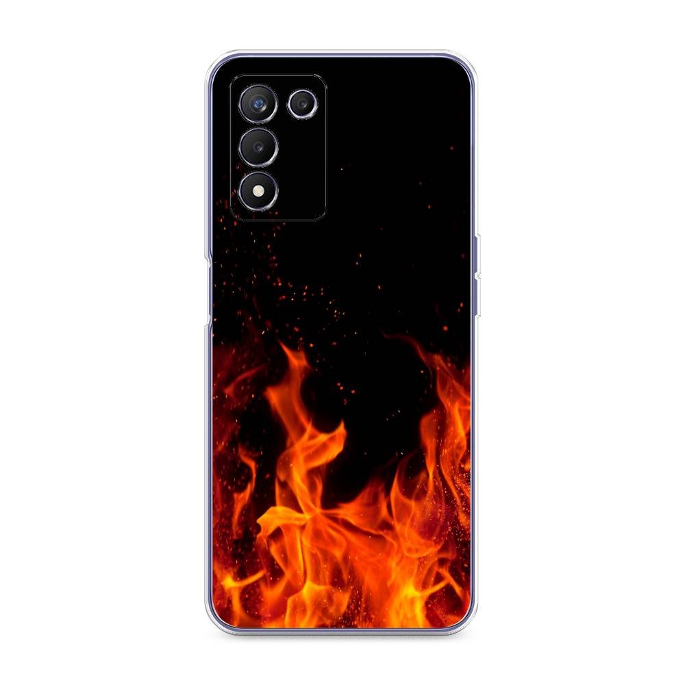 

Чехол Awog на Realme Q3s "Все в огне", Разноцветный, 257950-4