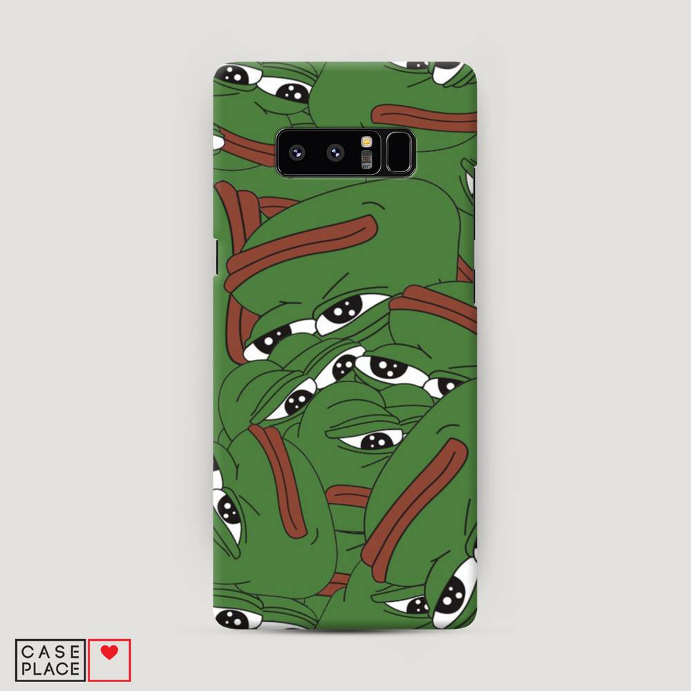 фото Чехол awog "печальный frog" для samsung galaxy note 8