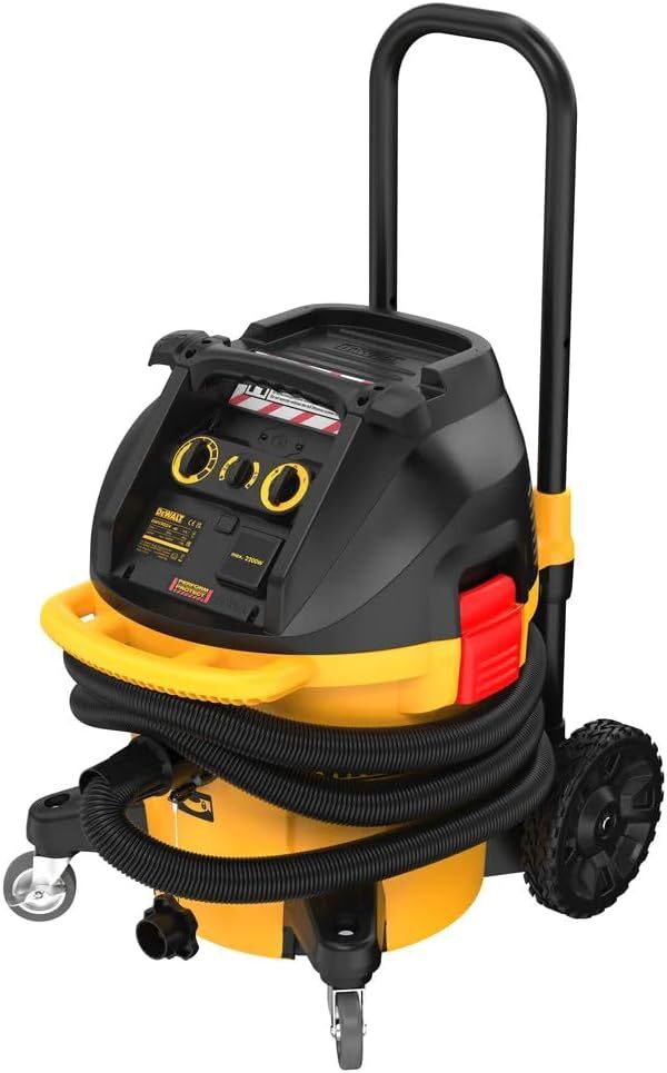 фото Пылесос для сухой и влажной уборки класса dewalt, h, 1400 вт, 38 л, dwv905h-qs