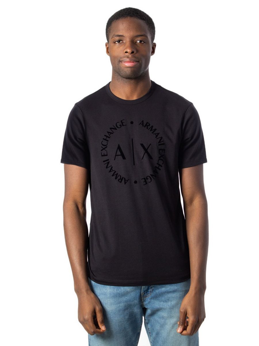 Футболка мужская Armani Exchange ARC22O03S черная 2XL ARMANI EXCHANGE черный