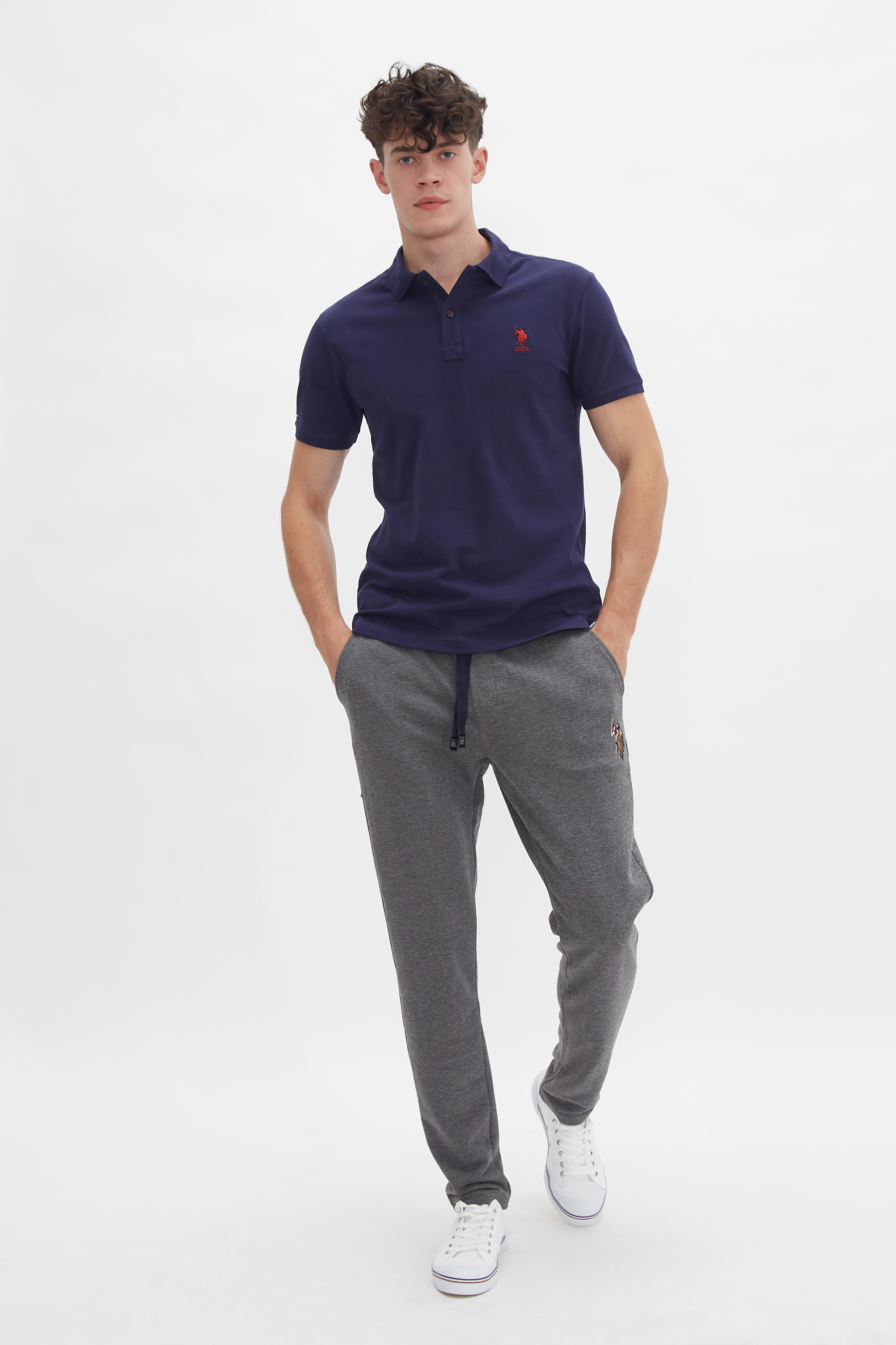 фото Спортивные брюки мужские u.s. polo assn. g081sz0op0r-henbixsk20 серые 2xl