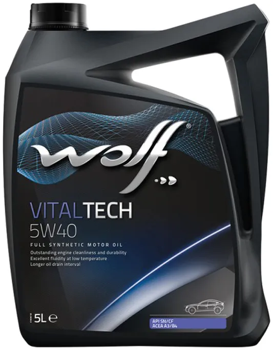 

WOLF OIL Моторное масло VITALTECH 5W40 SP 5L