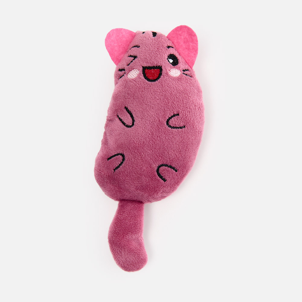 Игрушка для кошек Mascube, с кошачьей мятой, розовая, MBV032-28-2