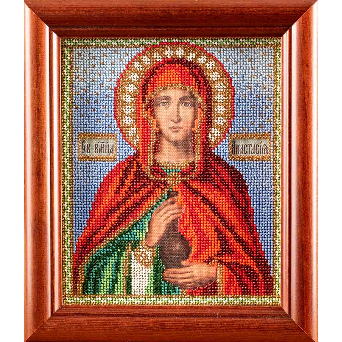 Вышивка бисером Кроше В.М. Анастасия12х14,5 см