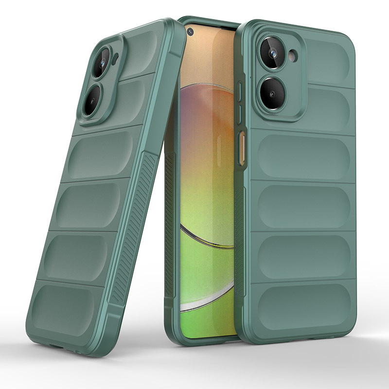

Противоударный чехол Black Panther Flexible Case для Realme 10 4G, зеленый, Flexible Case