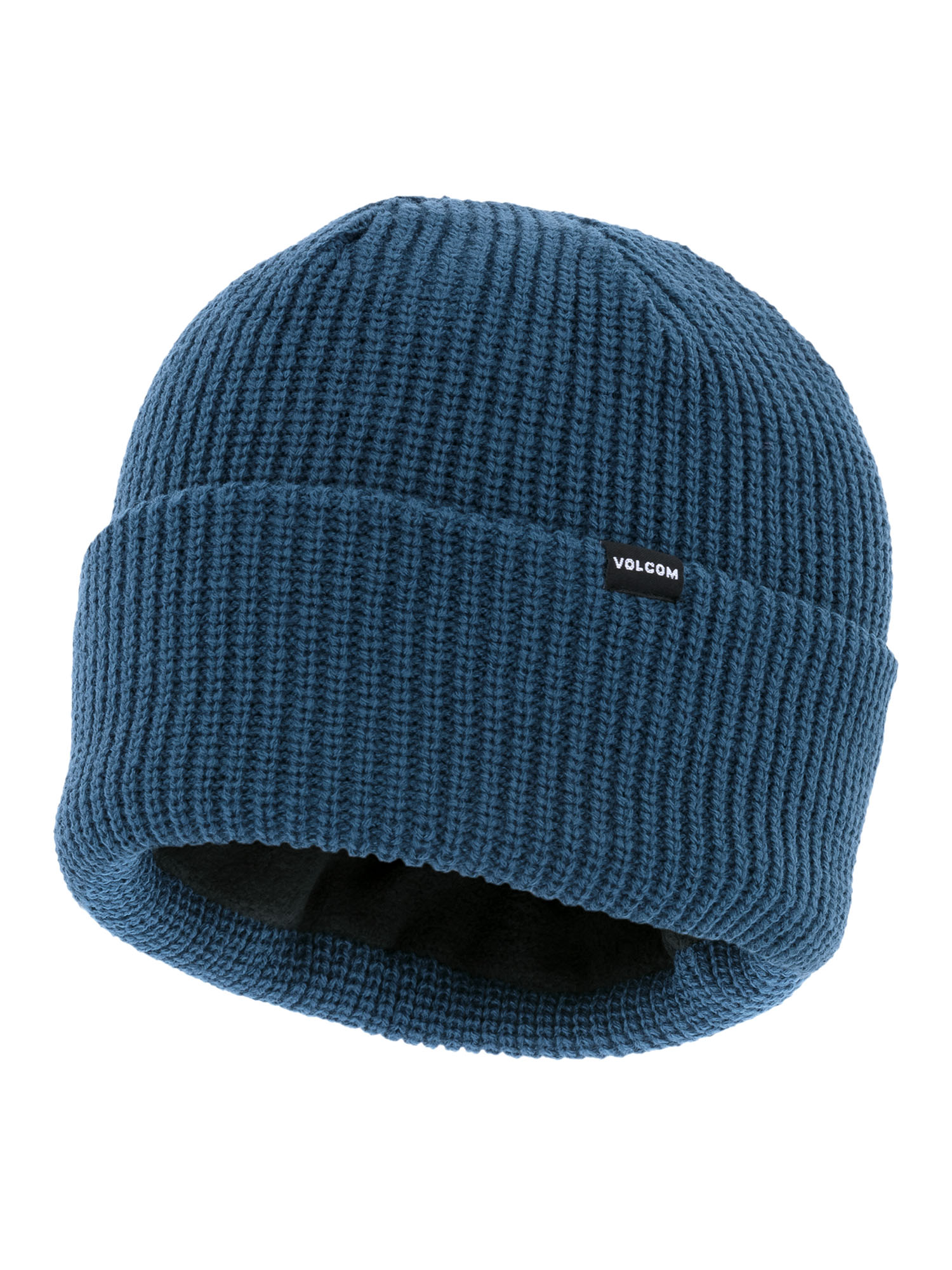 Шапка бини мужская Volcom Sweep Lined Beanie 2024 зеленая, one size