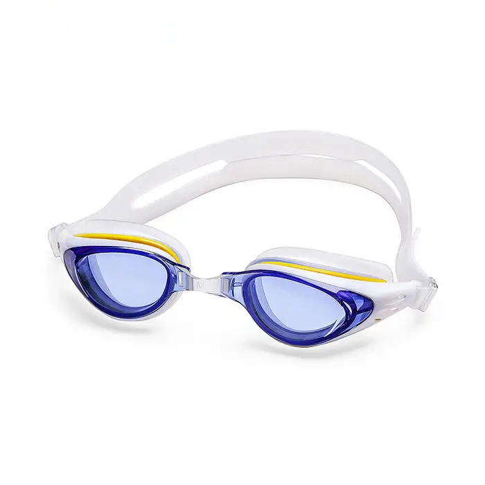 Очки для плавания Wave, комфорт, синие, AF, от UVA, UVB, силикон, GA-2409