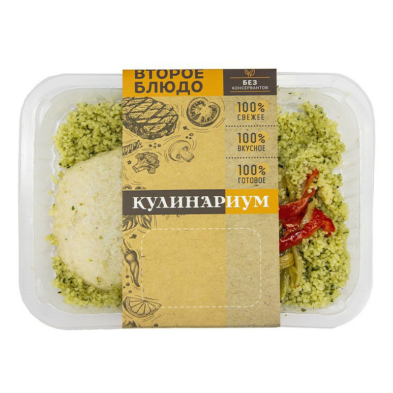 

Биточек Кулинариум куриный с кус-кусом 220 г