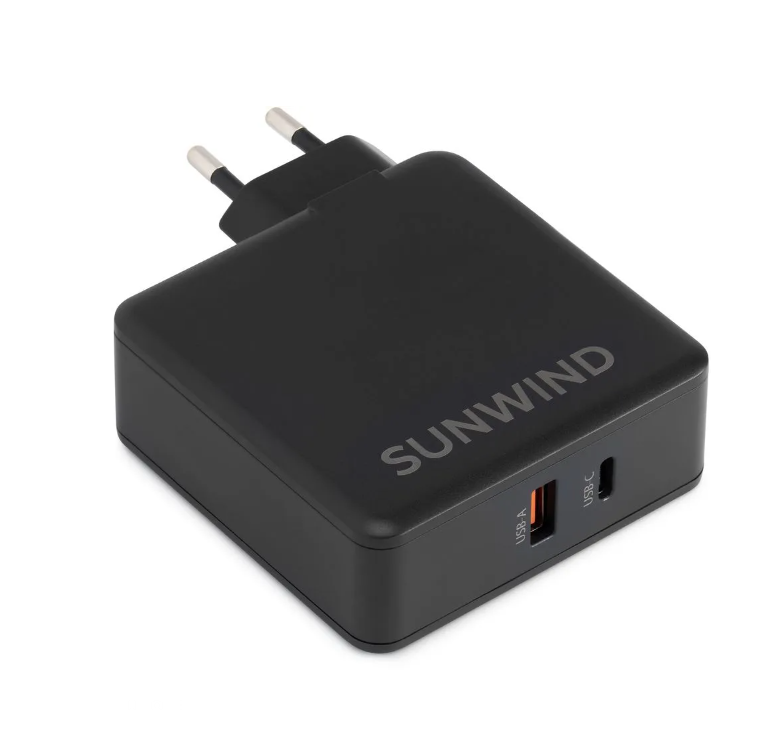 Сетевое зарядное устройство SunWind SWWB0,  черный