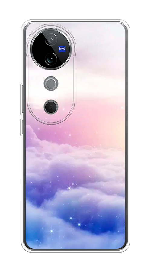 

Чехол на Vivo V40 "Небеса", Голубой;белый;розовый, 2611450-1