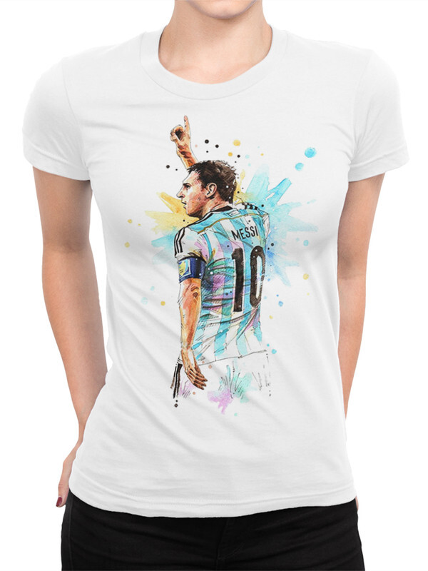 

Футболка женская Dream Shirts Футболист Лионель Месси 2206-messi-1 белая M, Белый, Футболист Лионель Месси 2206-messi-1