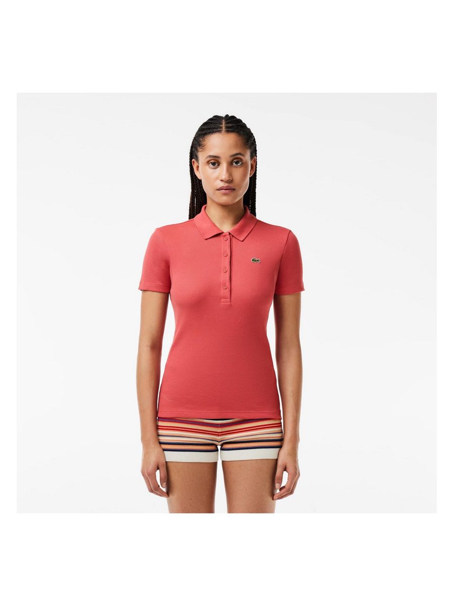 

Футболка женская Lacoste LA221D0A1 розовая 34 EU, Розовый, LA221D0A1