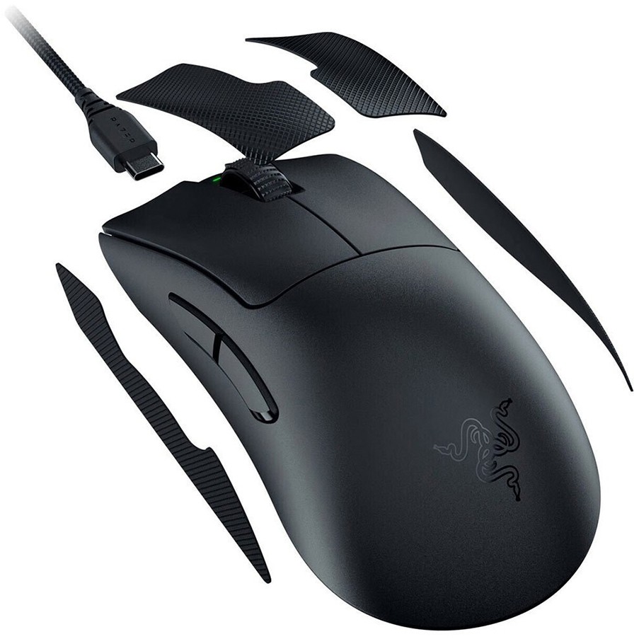 фото Мышь razer deathadder v3 pro проводная, чёрная