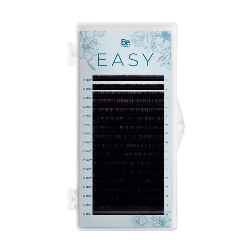 

Чёрные ресницы Be Perfect Easy Black MIX 16 линий С 0.07 6-13 mm