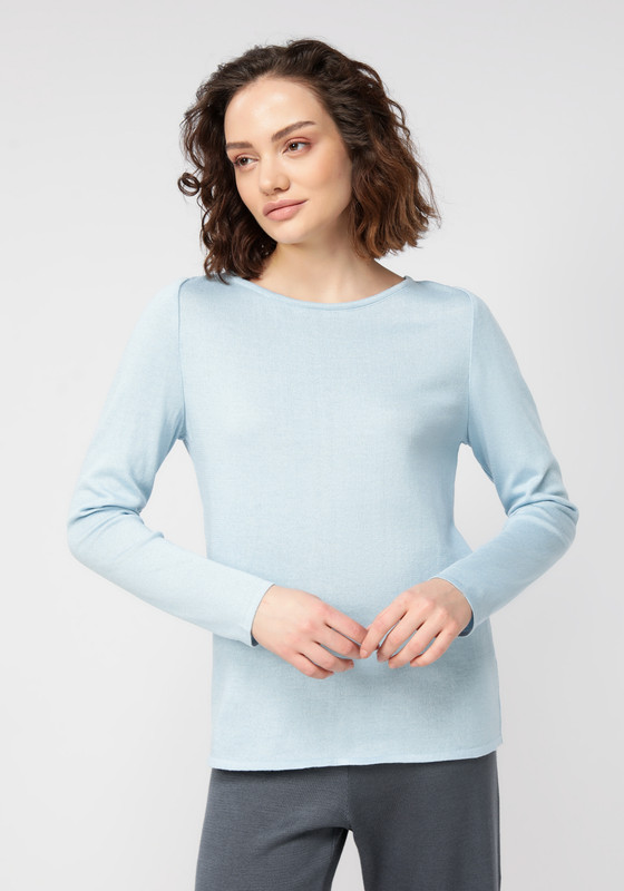 Джемпер женский Vivawool 311596 голубой 44 RU