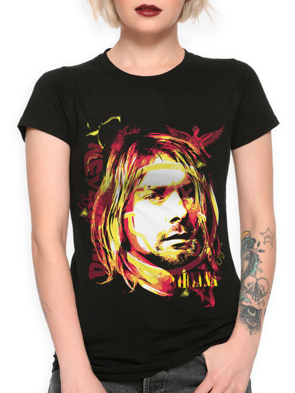 

Футболка женская Dream Shirts Курт Кобейн - Nirvana KUR-420577-1 черная L, Черный, Курт Кобейн - Nirvana KUR-420577-1