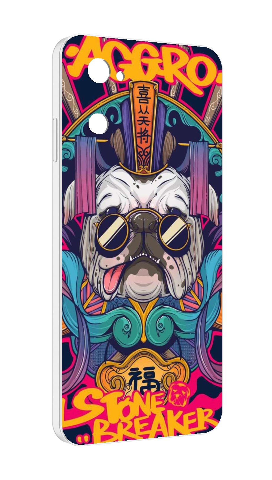 

Чехол MyPads мопс агро яркая для UleFone Note 12 / Note 12P, Прозрачный, Tocco