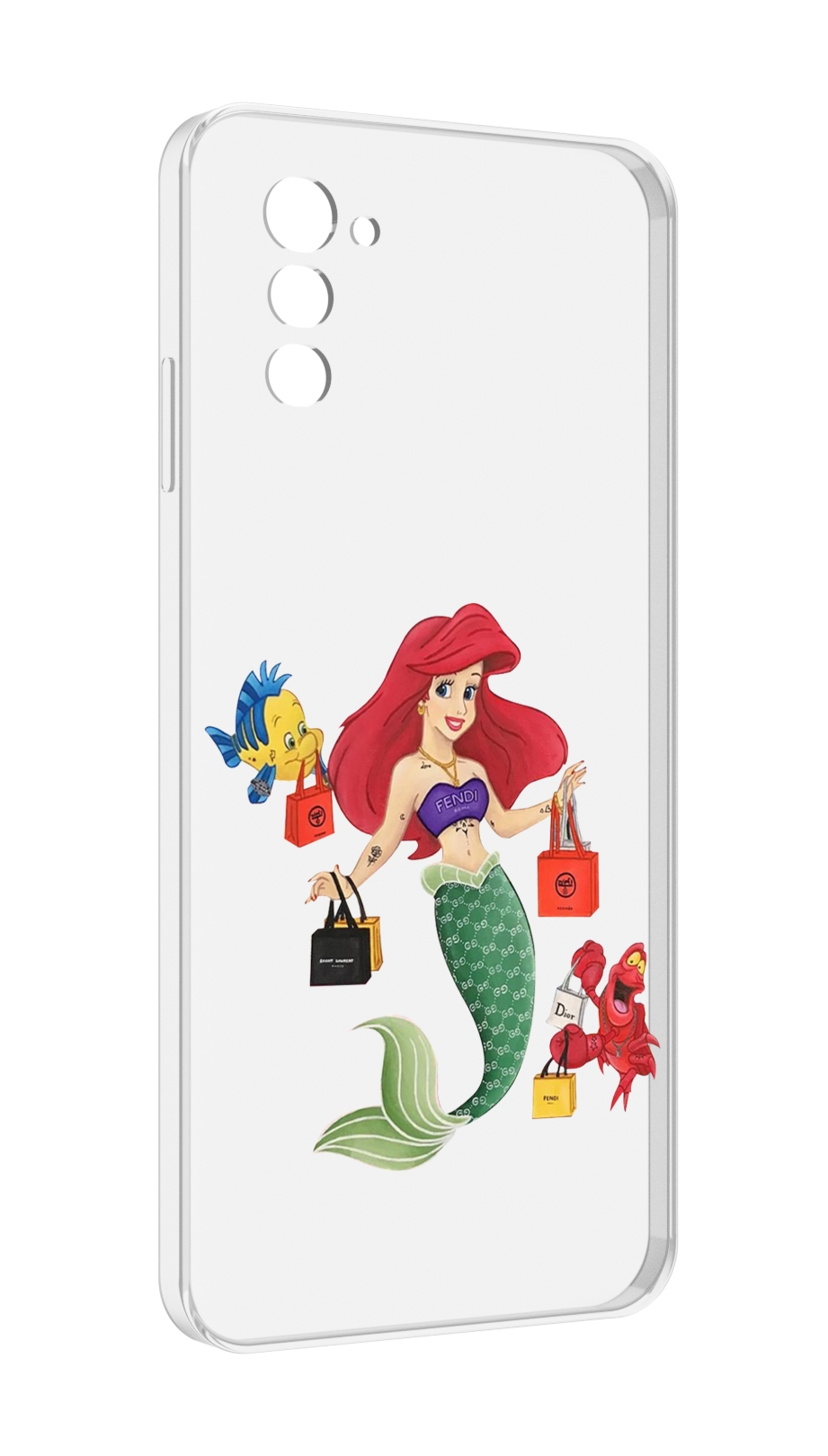 

Чехол MyPads модная-русалка женский для UleFone Note 12 / Note 12P, Прозрачный, Tocco
