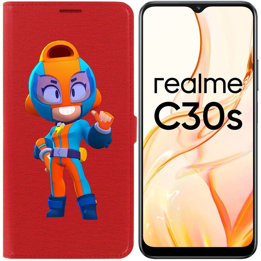 

Чехол-книжка Eco Book для Realme C30s Brawl Stars-GT Макс