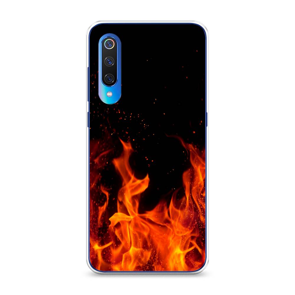 

Чехол Awog на Xiaomi Mi 9 "Все в огне", Разноцветный, 34850-4