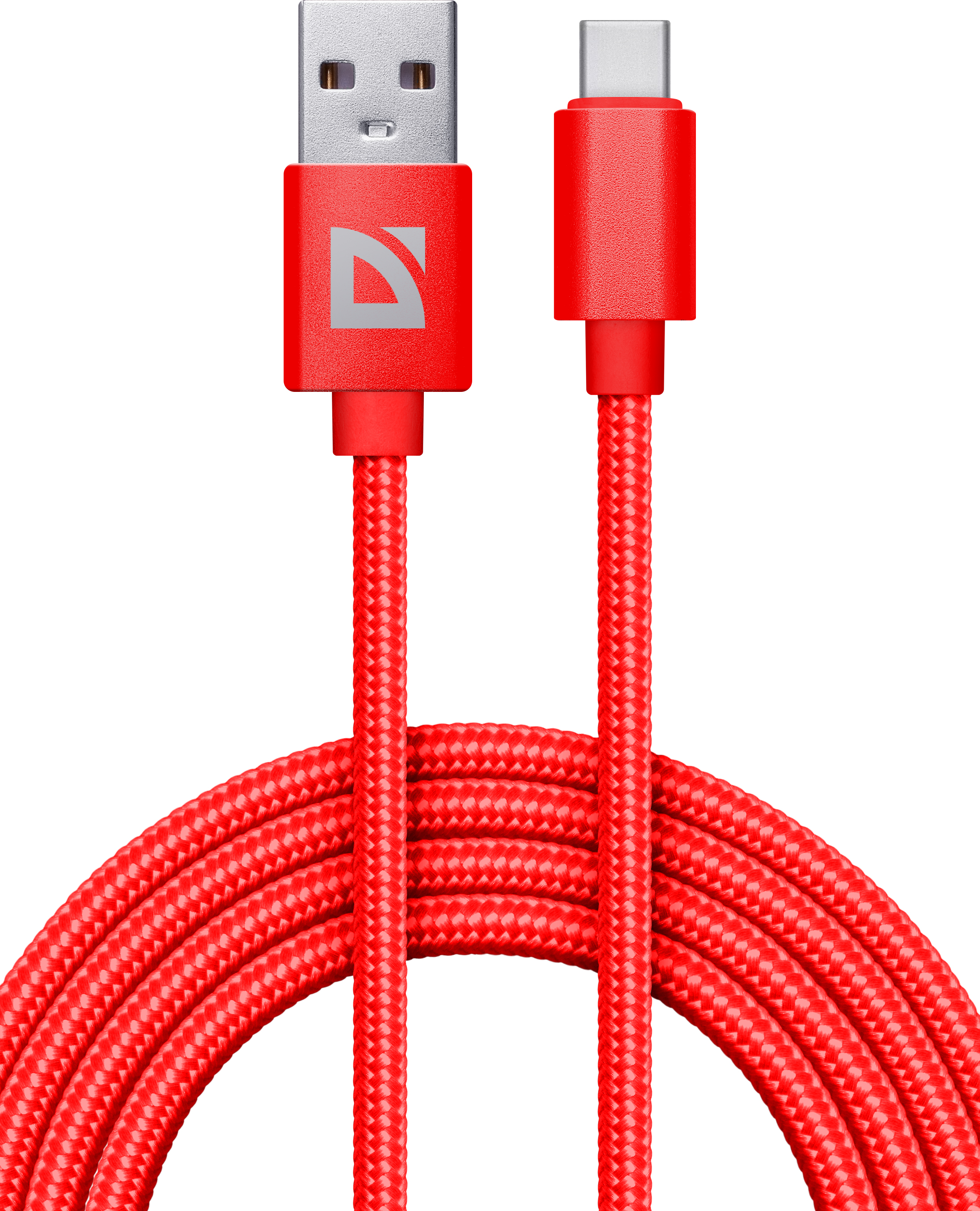 Кабель USB - Type-C Defender F85 TypeC 1 м красный