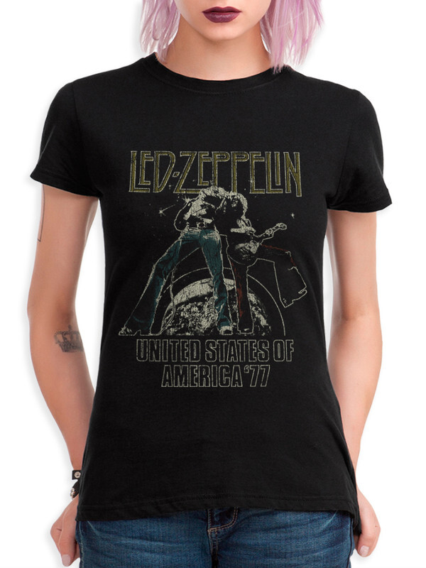 

Футболка женская Dream Shirts Led Zeppelin LED-576120-1 черная S, Черный, Led Zeppelin LED-576120-1