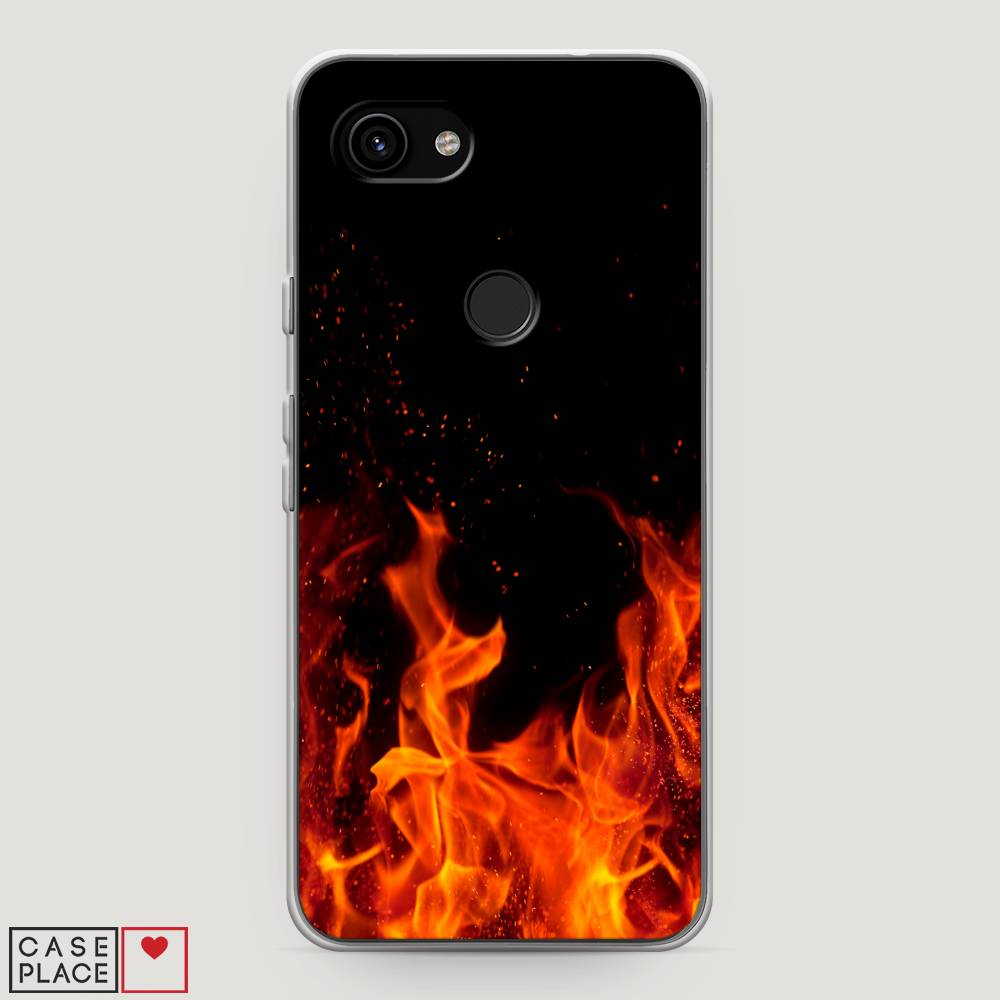 

Чехол Awog на Google Pixel 3a "Все в огне", Разноцветный, 270150-4