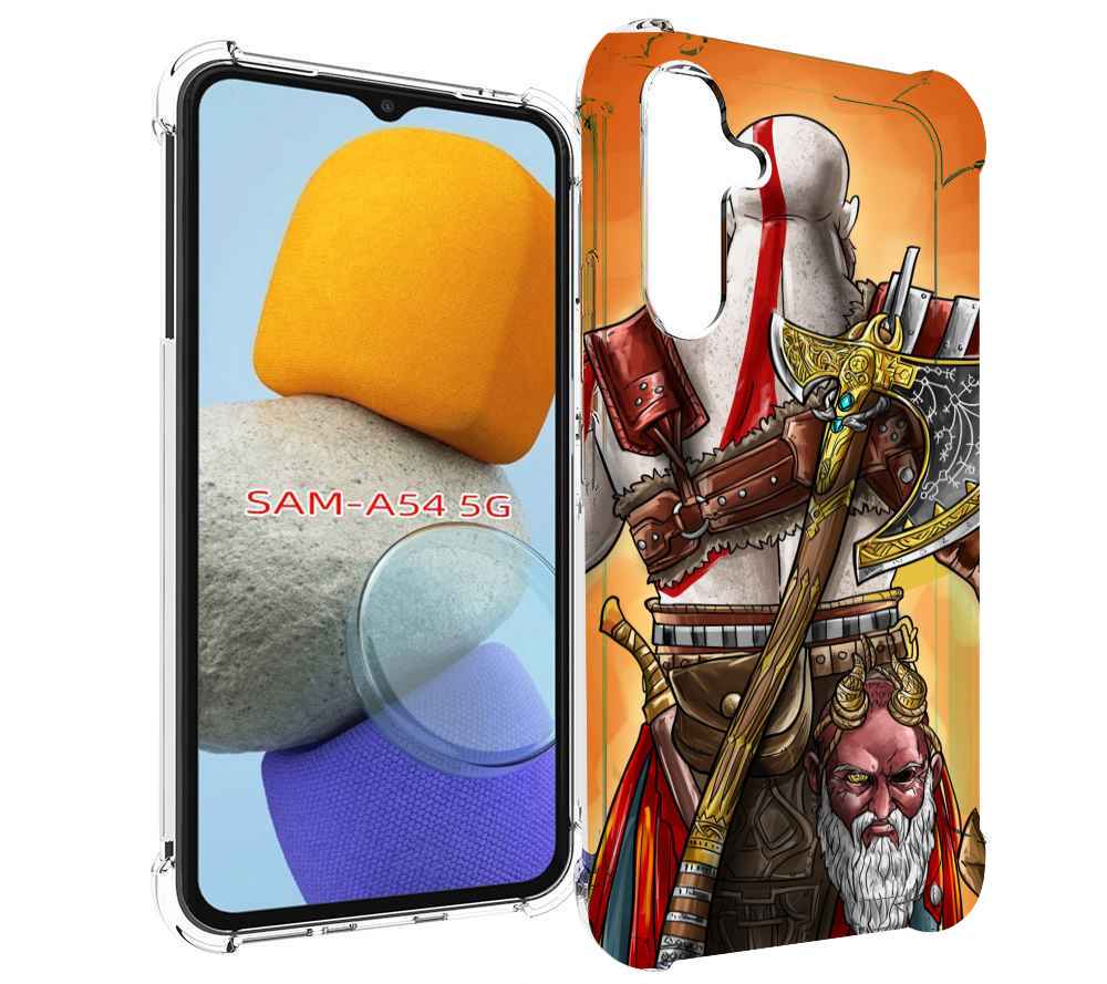 

Чехол MyPads God of War для Samsung Galaxy A54, Tocco