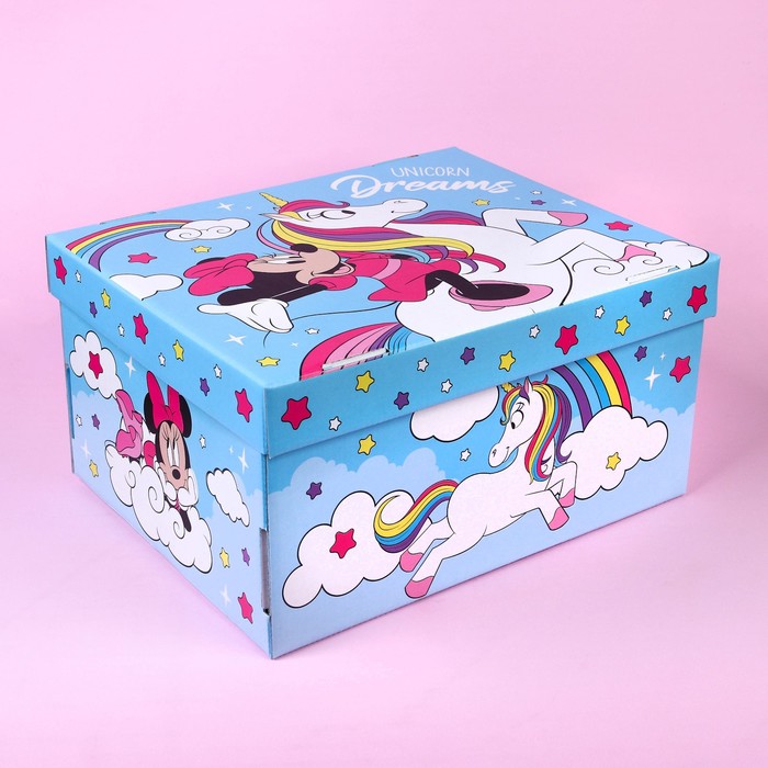 Disney Коробка подарочная складная с крышкой Dreams, 31х25,5х16, Минни Маус