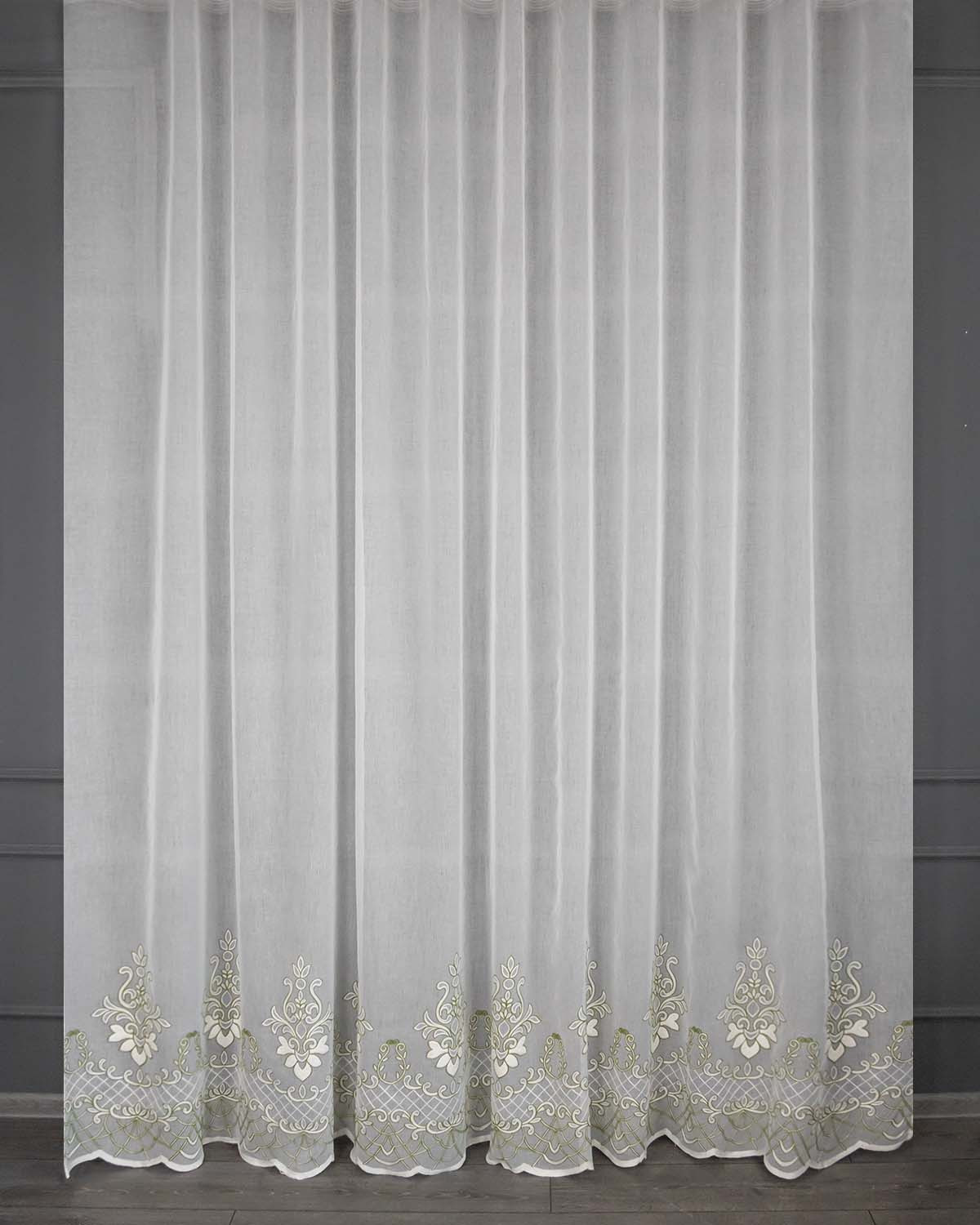 

Тюль Evrika Home 400х245 Флоренция Зеленый, Флоренция