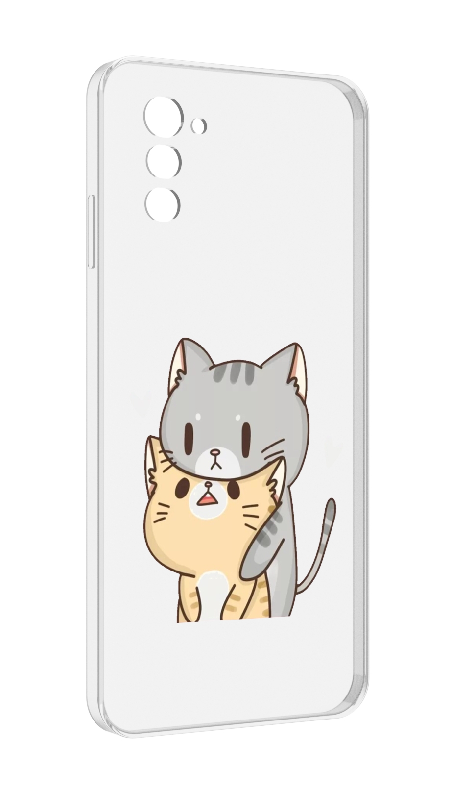 

Чехол MyPads любящие-коты для UleFone Note 12 / Note 12P, Прозрачный, Tocco
