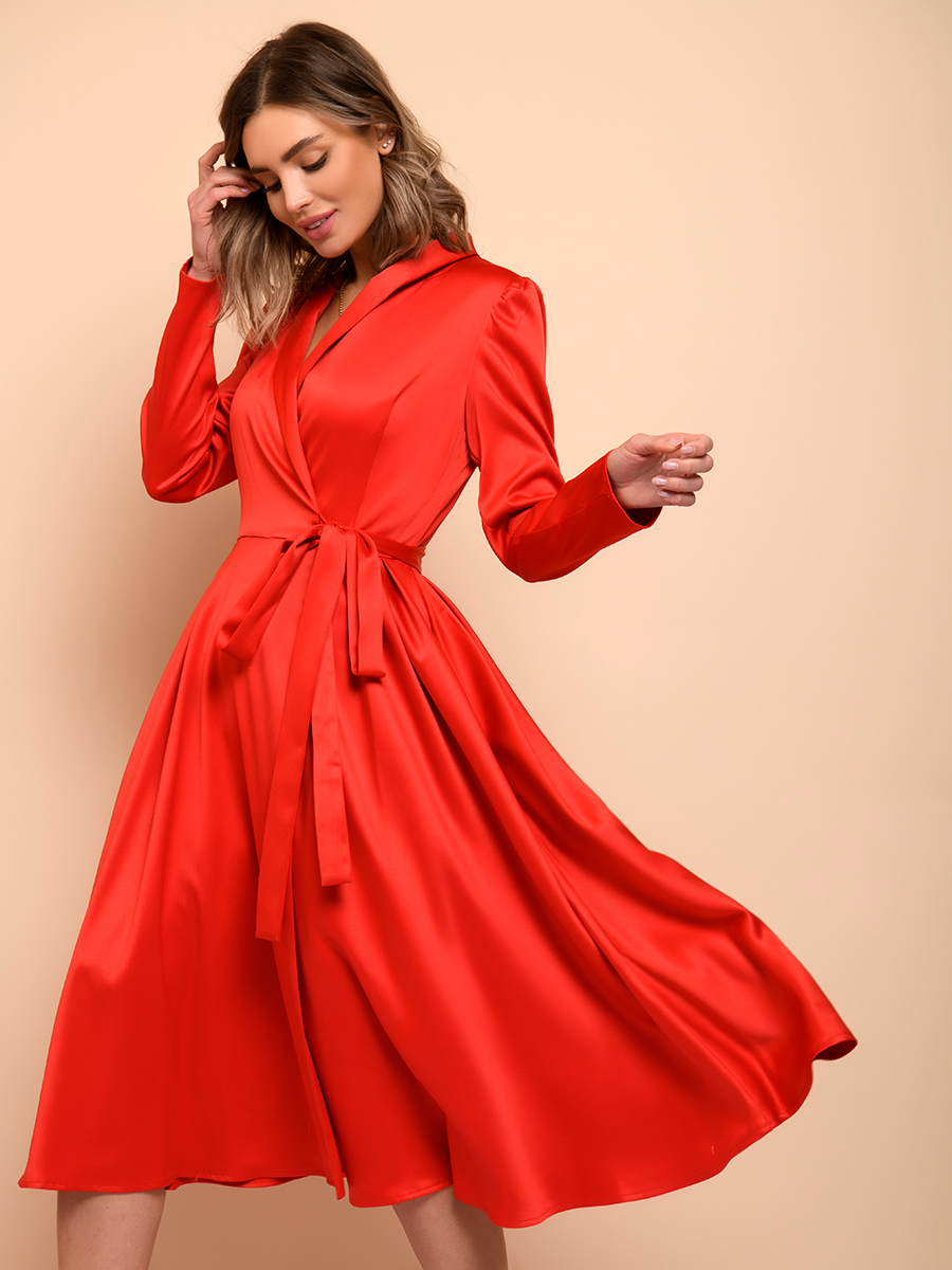 

Платье женское 1001dress 0102373RD красное 54-56, Красный, 0102373RD