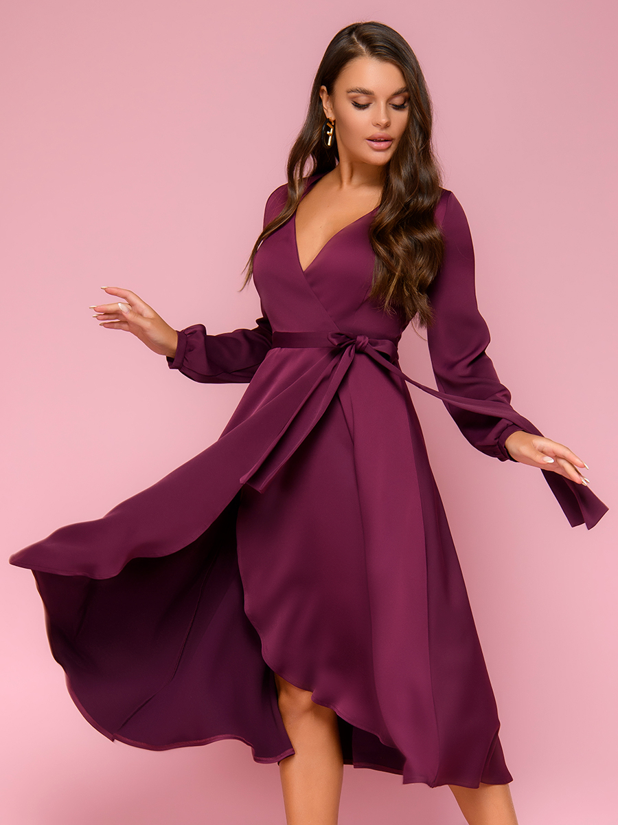 

Платье женское 1001dress 0101141MA красное 54-56, 0101141MA