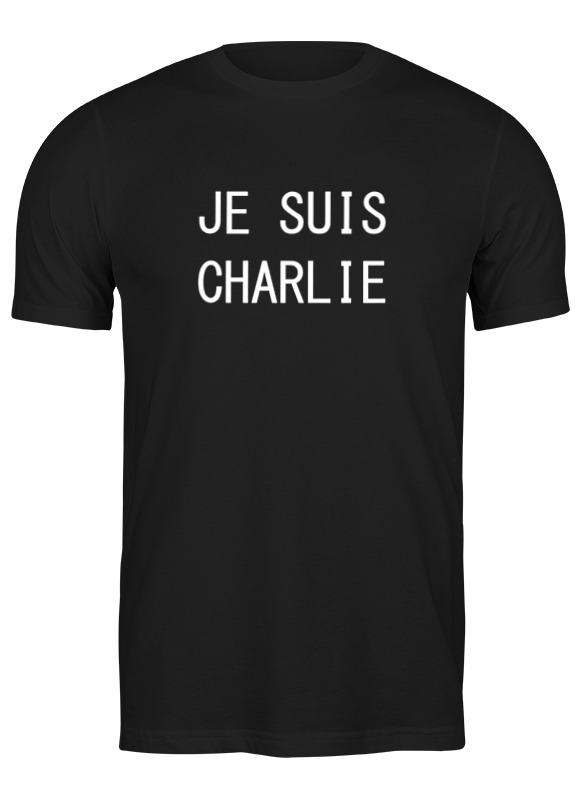 

Футболка мужская Printio Je suis charlie... 661643 черная L, Черный, Je suis charlie... 661643