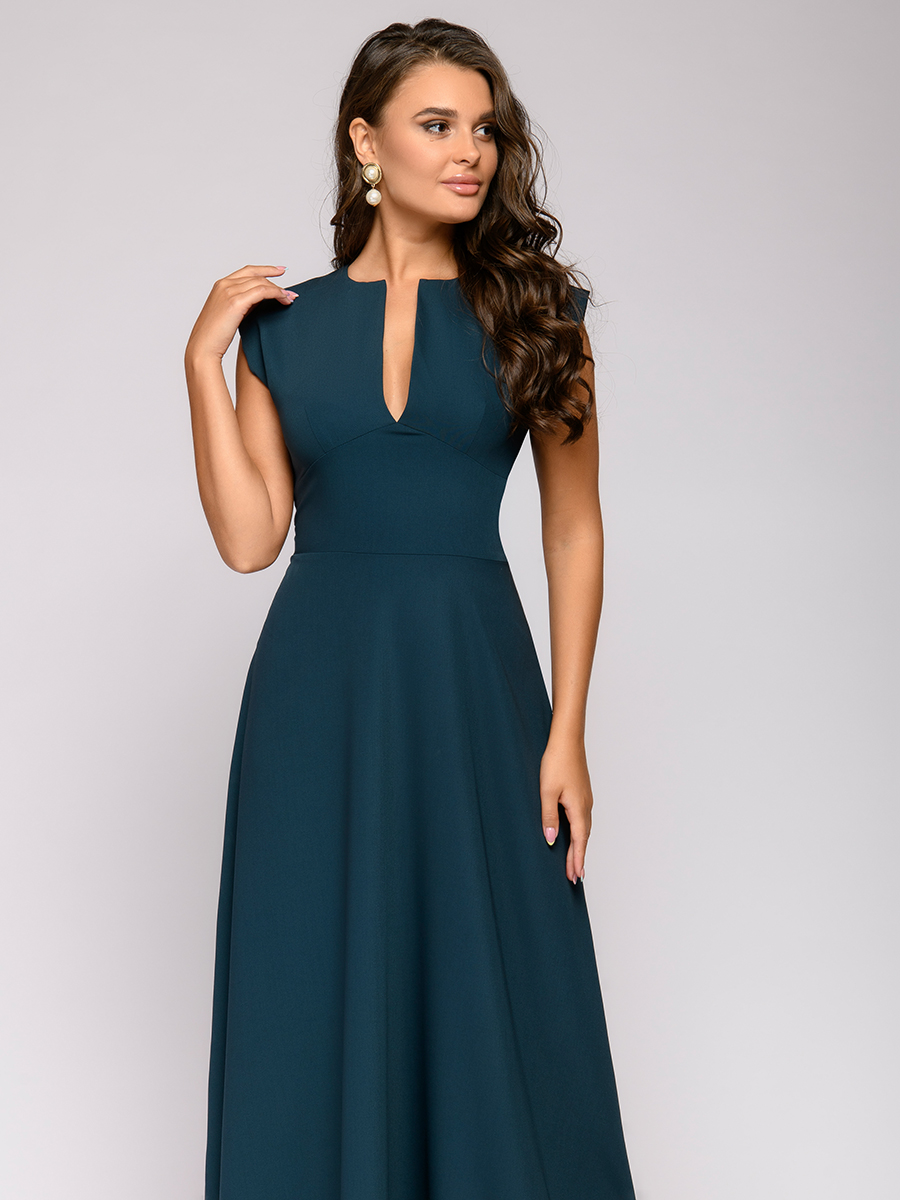 

Платье женское 1001dress 0100697EM зеленое 52, Зеленый, 0100697EM