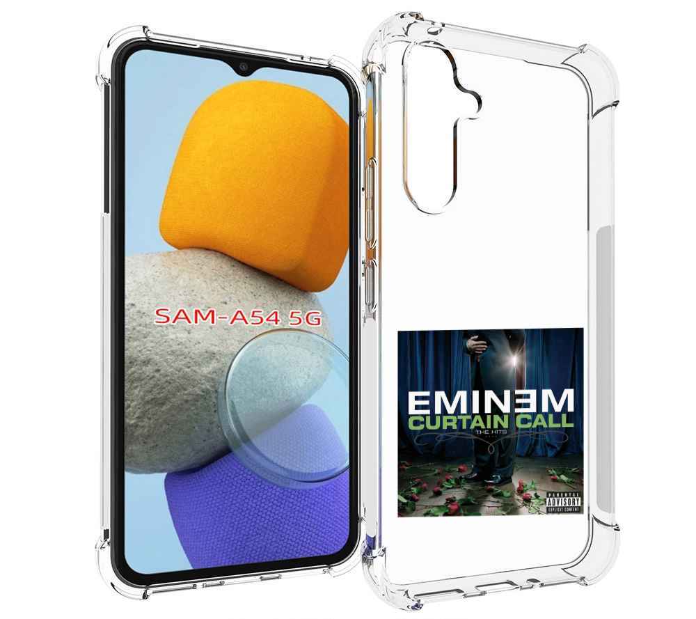

Чехол MyPads Eminem CURTAIN CALL, THE HITS для Samsung Galaxy A54, Tocco